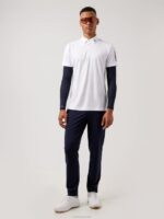 Joel Golf Polo White Men J.Lindeberg Clothing 66XF2116 - Image 2