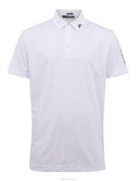 Joel Golf Polo White Men J.Lindeberg Clothing 66XF2116 - Image 4