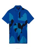 Joel Polo Lapis Blue Men J.Lindeberg Clothing 66XF267 - Image 5