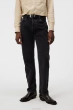 Johnny One Wash Jeans Black Men J.Lindeberg Clothing 66XF1093