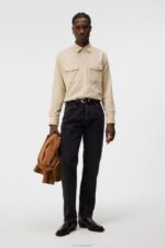 Johnny One Wash Jeans Black Men J.Lindeberg Clothing 66XF1093 - Image 3