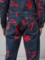 Johnny Star Printed Jeans Navy Men J.Lindeberg Clothing 66XF2578 - Image 4