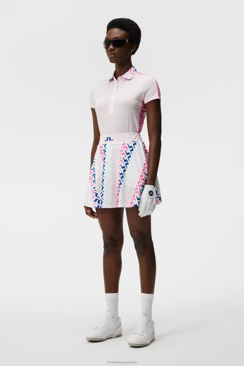 Joline Print Skirt Pink Painted Bridge Women J.Lindeberg Clothing 66XF1598 - Image 3