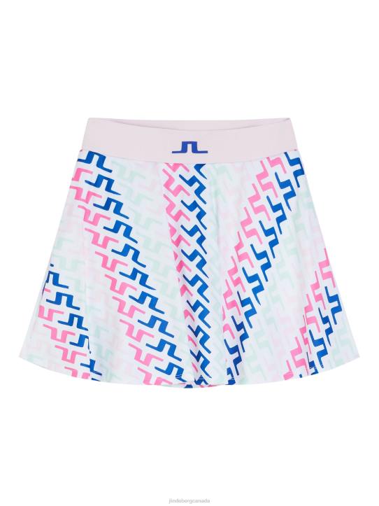 Joline Print Skirt Pink Painted Bridge Women J.Lindeberg Clothing 66XF1598 - Image 6