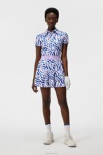 Joline Print Skirt Purple Painted Zebra Women J.Lindeberg Clothing 66XF1597 - Image 3