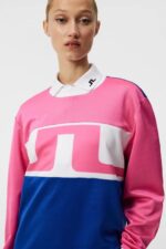 Jones Sweater Azalea Pink Men J.Lindeberg Clothing 66XF570 - Image 3