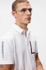 Jordan Polo White Men J.Lindeberg Clothing 66XF322 - Image 3
