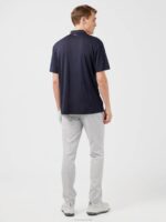 Jordan Relaxed Fit Polo Navy Men J.Lindeberg Clothing 66XF2074