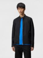 Josiah Summer Wool Overshirt Black Men J.Lindeberg Clothing 66XF1227