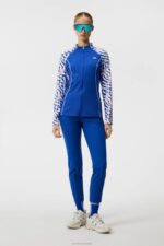 June Print Mid Layer Purple Painted Zebra Women J.Lindeberg Clothing 66XF1819 - Image 2