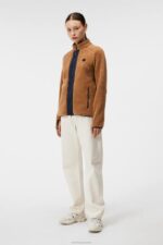 Juniper Pile Mid Layer Chipmunk Women J.Lindeberg Clothing 66XF1774 - Image 2