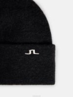 Kadie Alpaca Mix Beanie Black Men J.Lindeberg Accessory 66XF744 - Image 2