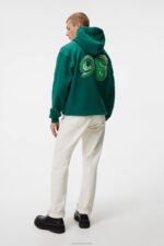 Karson Graphic Hoodie Rain Forest Men J.Lindeberg Clothing 66XF1069 - Image 2