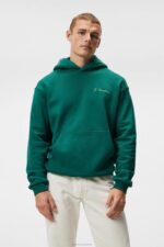 Karson Graphic Hoodie Rain Forest Men J.Lindeberg Clothing 66XF1069