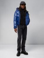Kash Bomber Jacket Nautical Blue Men J.Lindeberg Clothing 66XF2401 - Image 2
