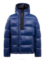Kash Bomber Jacket Nautical Blue Men J.Lindeberg Clothing 66XF2401 - Image 4