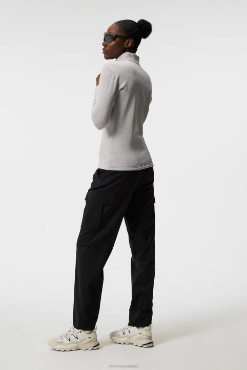 Kati Mid Layer Light Grey Melange Women J.Lindeberg Clothing 66XF1862 - Image 2