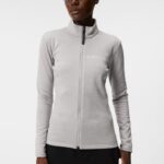 Kati Mid Layer Light Grey Melange Women J.Lindeberg Clothing 66XF1862