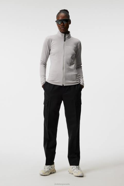 Kati Mid Layer Light Grey Melange Women J.Lindeberg Clothing 66XF1862 - Image 3