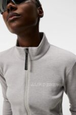 Kati Mid Layer Light Grey Melange Women J.Lindeberg Clothing 66XF1862 - Image 4