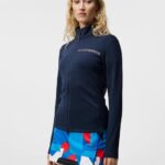 Kati Mid Layer Navy Melange Women J.Lindeberg Clothing 66XF1861