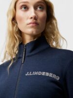 Kati Mid Layer Navy Melange Women J.Lindeberg Clothing 66XF1861 - Image 4