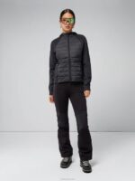 Keisha Hybrid Hooded Jacket Black Women J.Lindeberg Clothing 66XF2858 - Image 3