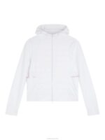 Keisha Hybrid Hooded Jacket White Women J.Lindeberg Clothing 66XF2857 - Image 5