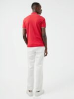Kenny Cotton Polo Flame Scarlet Men J.Lindeberg Clothing 66XF2088