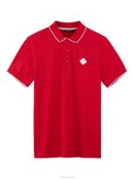 Kenny Cotton Polo Flame Scarlet Men J.Lindeberg Clothing 66XF2088 - Image 4