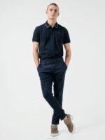 Kenny Cotton Polo Navy Men J.Lindeberg Clothing 66XF2087 - Image 2