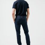 Kenny Cotton Polo Navy Men J.Lindeberg Clothing 66XF2087