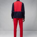 Kenny Hybrid Jacket Barbados Cherry Men J.Lindeberg Clothing 66XF2418