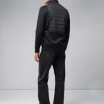 Kenny Hybrid Jacket Black Men J.Lindeberg Clothing 66XF2419