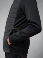 Kenny Hybrid Jacket Black Men J.Lindeberg Clothing 66XF2419 - Image 3