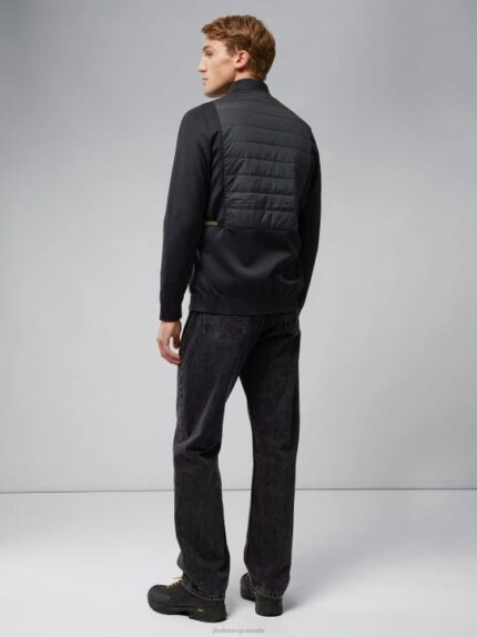 Kenny Hybrid Jacket Black Men J.Lindeberg Clothing 66XF2419