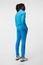 Kian Zipped Sweater Brilliant Blue Men J.Lindeberg Clothing 66XF657