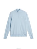 Kian Zipped Sweater Skyway Men J.Lindeberg Clothing 66XF559 - Image 5