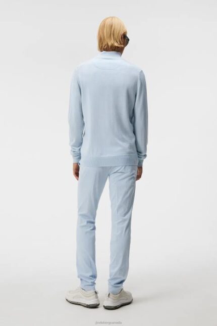 Kian Zipped Sweater Skyway Men J.Lindeberg Clothing 66XF559