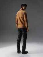 Kiyan Quarter Zip Sweater Chipmunk Men J.Lindeberg Clothing 66XF2273
