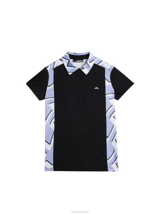 Kristine Polo Bridge Wave Sweet Lavender Women J.Lindeberg Clothing 66XF1333 - Image 4