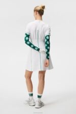 Krystal Dress White Women J.Lindeberg Clothing 66XF1638 - Image 2