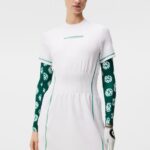 Krystal Dress White Women J.Lindeberg Clothing 66XF1638