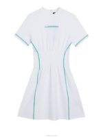 Krystal Dress White Women J.Lindeberg Clothing 66XF1638 - Image 6