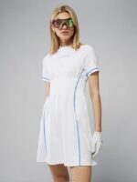 Krystal Dress White Women J.Lindeberg Clothing 66XF2660