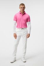 Kv Polo Azalea Pink Men J.Lindeberg Clothing 66XF138 - Image 3