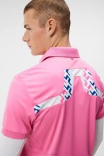 Kv Polo Azalea Pink Men J.Lindeberg Clothing 66XF138 - Image 4