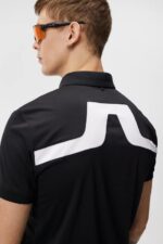 Kv Polo Black Men J.Lindeberg Clothing 66XF282 - Image 3