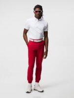 Kv Polo Fiery Red Men J.Lindeberg Clothing 66XF275 - Image 2