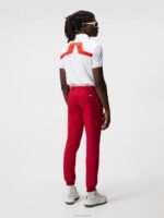 Kv Polo Fiery Red Men J.Lindeberg Clothing 66XF275